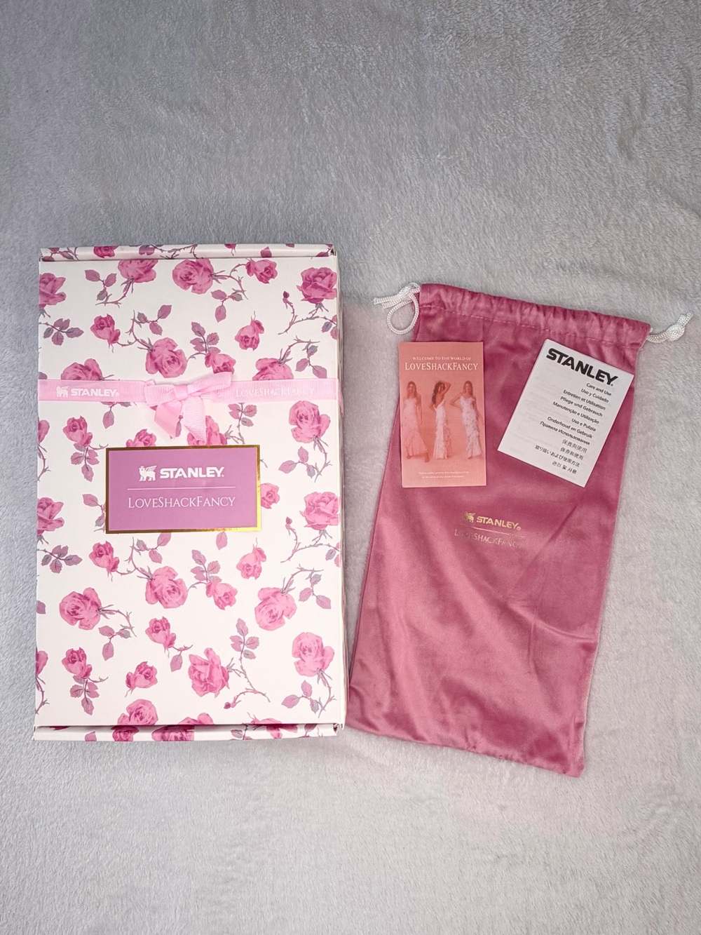 Authentic Stanley x LoveShackFancy Quencher H2.0 40oz retail BOX ONLY